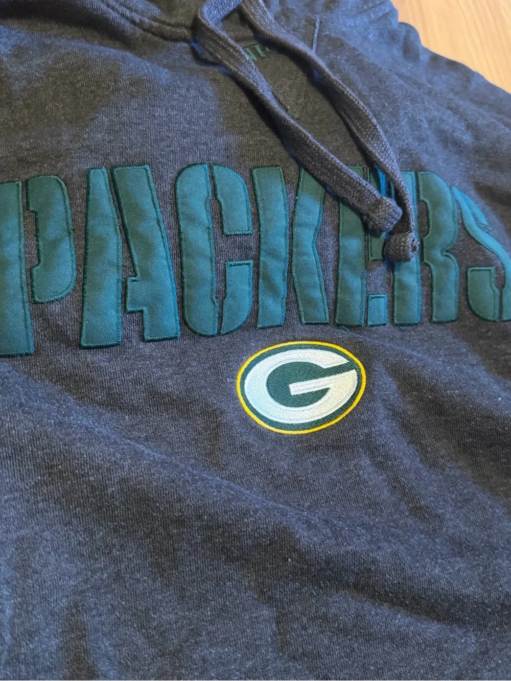 Vintage NFL Men's Green Packers Crewneck Hoodie Size Large